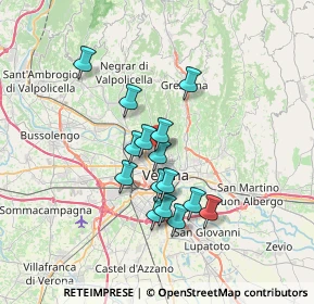 Mappa Via Tommaseo Nicolo', 37124 Verona VR, Italia (5.606)
