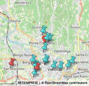 Mappa Via Tommaseo Nicolo', 37124 Verona VR, Italia (2.12063)