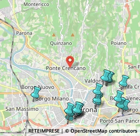 Mappa Via Tommaseo Nicolo', 37124 Verona VR, Italia (2.80895)