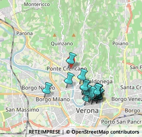 Mappa Via Tommaseo Nicolo', 37124 Verona VR, Italia (1.88368)