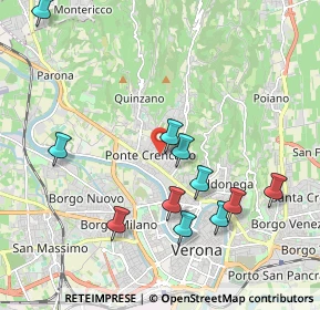 Mappa Via Tommaseo Nicolo', 37124 Verona VR, Italia (2.08273)