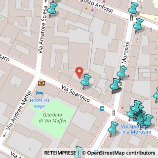 Mappa Via Emilio Morosini, 20135 Milano MI, Italia (0.1065)