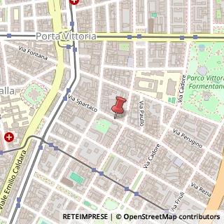 Mappa Via Spartaco,  19, 20135 Milano, Milano (Lombardia)