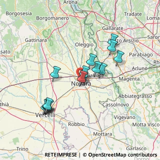 Mappa Via Marcello Prestinari, 28100 Novara NO, Italia (13.05467)