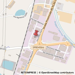 Mappa Via Fermi Enrico, 15, 25020 Poncarale, Brescia (Lombardia)