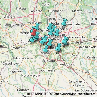 Mappa Via Roncaglia, 20146 Milano MI, Italia (9.662)