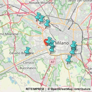 Mappa Via Pomponio Leto, 20146 Milano MI, Italia (3.61636)