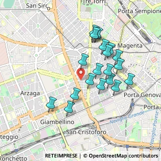 Mappa Via Roncaglia, 20146 Milano MI, Italia (0.8505)