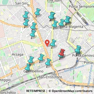 Mappa Via Pomponio Leto, 20146 Milano MI, Italia (1.1005)