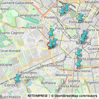 Mappa Via Roncaglia, 20146 Milano MI, Italia (2.44417)