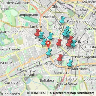 Mappa Via Roncaglia, 20146 Milano MI, Italia (1.53294)