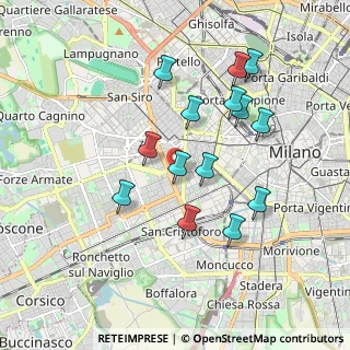 Mappa Via Pomponio Leto, 20146 Milano MI, Italia (1.72)