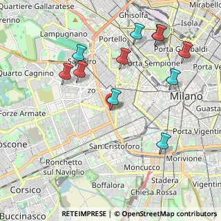 Mappa Via Roncaglia, 20146 Milano MI, Italia (2.23364)