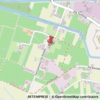 Mappa Via Francesco de Pinedo, 25, 37139 Verona, Verona (Veneto)