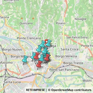 Mappa Via Mentana, 37128 Verona VR, Italia (1.45429)