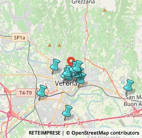 Mappa Via Mentana, 37128 Verona VR, Italia (2.60917)