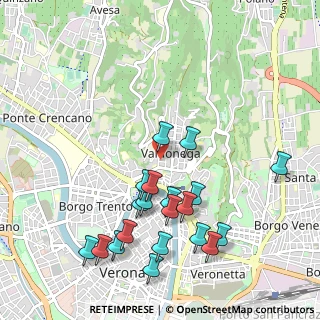 Mappa Via Mentana, 37128 Verona VR, Italia (1.0985)