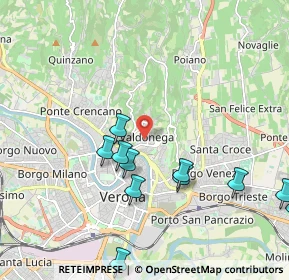Mappa Via Teano, 37128 Verona VR, Italia (2.26636)