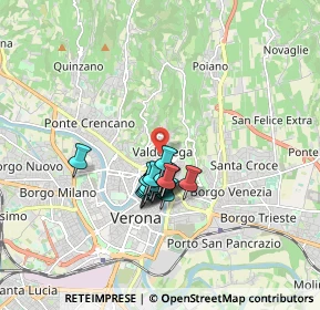 Mappa Via Quarto, 37128 Verona VR, Italia (1.215)