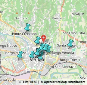 Mappa Via Quarto, 37128 Verona VR, Italia (1.52308)