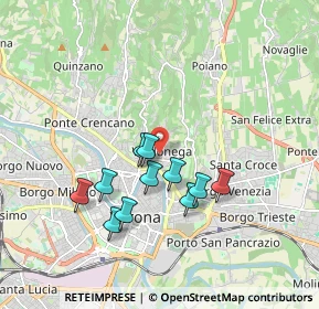 Mappa Via Quarto, 37128 Verona VR, Italia (1.56091)