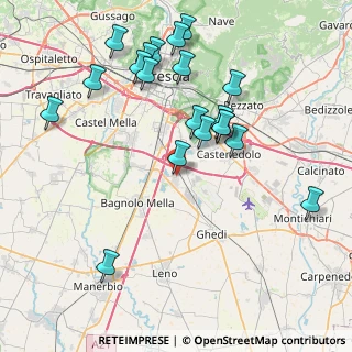 Mappa Via Borgosatollo, 25010 Montirone BS, Italia (8.642)