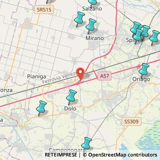 Mappa E70, 30030 Cazzago VE, Italia (6.79923)