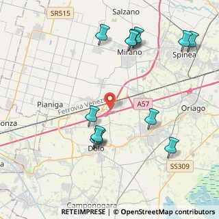 Mappa E70, 30030 Cazzago VE, Italia (4.67167)