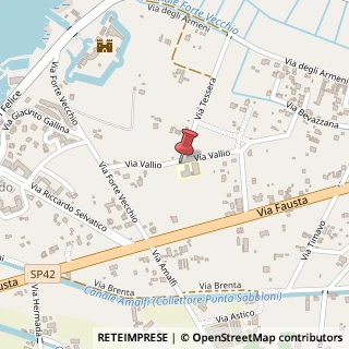 Mappa Via Vallio, 5, 30013 Cavallino-Treporti, Venezia (Veneto)
