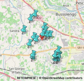 Mappa Via Prele, 37060 Sona VR, Italia (1.486)