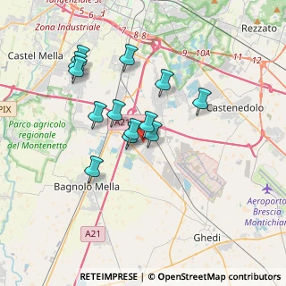 Mappa Via Circonvallazione, 25010 Montirone BS, Italia (3.05769)