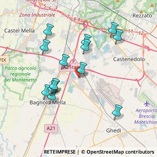 Mappa Via Circonvallazione, 25010 Montirone BS, Italia (3.89143)