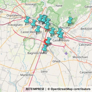 Mappa Via Circonvallazione, 25010 Montirone BS, Italia (6.61667)