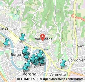 Mappa Via Quarto, 37128 Verona VR, Italia (1.221)