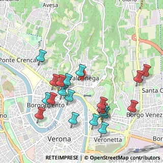 Mappa Via Quarto, 37128 Verona VR, Italia (1.091)