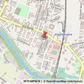 Mappa Via Alcide de Gasperi, 1, 35010 San Giorgio in Bosco, Padova (Veneto)