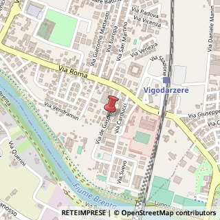 Mappa Via Alcide De Gasperi,  6, 35010 Vigodarzere, Padova (Veneto)