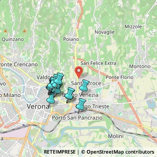 Mappa Via Alfredo Catalani, 37131 Verona VR, Italia (1.67267)