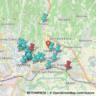Mappa Via Alfredo Catalani, 37131 Verona VR, Italia (1.993)