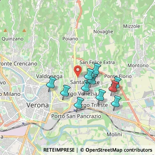 Mappa Via Alfredo Catalani, 37131 Verona VR, Italia (1.59727)