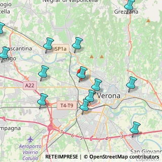 Mappa Via Crotone, 37138 Verona VR, Italia (5.10615)