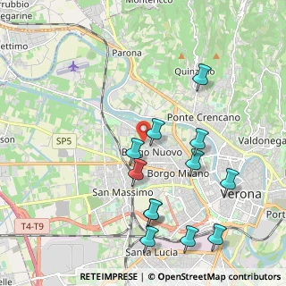 Mappa Via Crotone, 37138 Verona VR, Italia (2.22917)