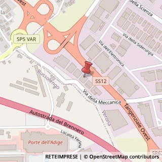 Mappa Via della Meccanica, 28, 37139 Verona, Verona (Veneto)