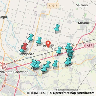 Mappa Via Montello, 30030 Pianiga VE, Italia (4.056)