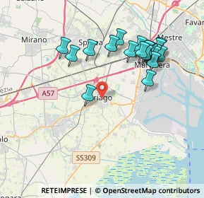 Mappa Via Lago di Lecco, 30034 Mira VE, Italia (3.903)