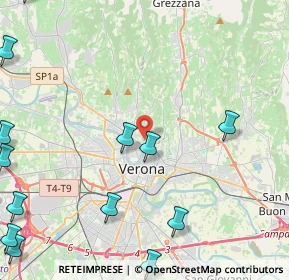 Mappa Via Don Giuseppe Baldo, 37128 Verona VR, Italia (7.01)