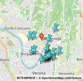 Mappa Via Don Giuseppe Baldo, 37128 Verona VR, Italia (0.851)