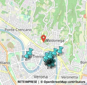 Mappa Via Don Giuseppe Baldo, 37128 Verona VR, Italia (0.9975)