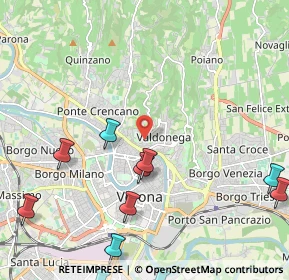Mappa Via Don Giuseppe Baldo, 37128 Verona VR, Italia (2.90636)