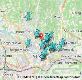Mappa Via Don Giuseppe Baldo, 37128 Verona VR, Italia (1.265)